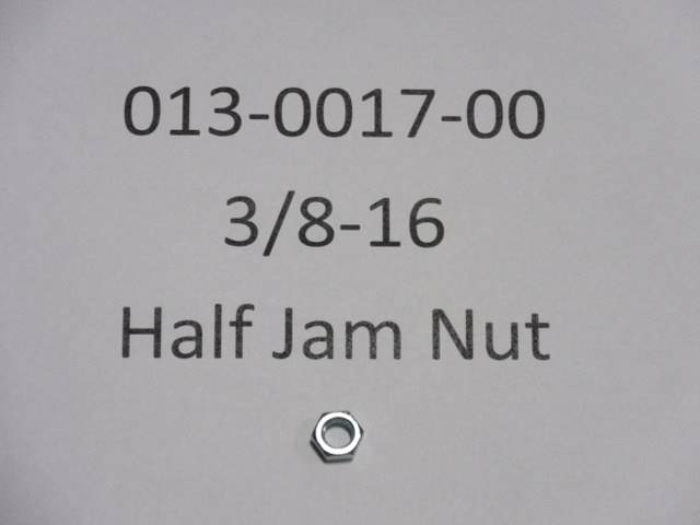 Bad Boy 3/8-24 Hex Nut Zinc - Check Mower Manual for Fitment (013-6051-00)