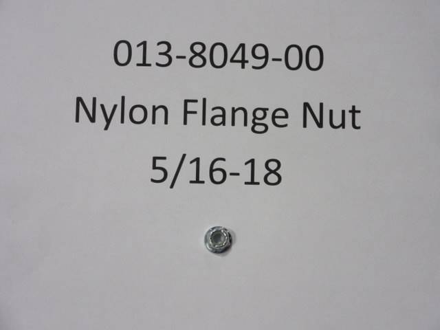 Bad Boy 5/16-18 Nylon Flange Nut - Check Mower Manual for Fitment (013-8049-00)
