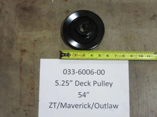 Bad Boy 5.25" Deck Pulley-54" ZT/Maverick/Outlaw (033-6006-00)