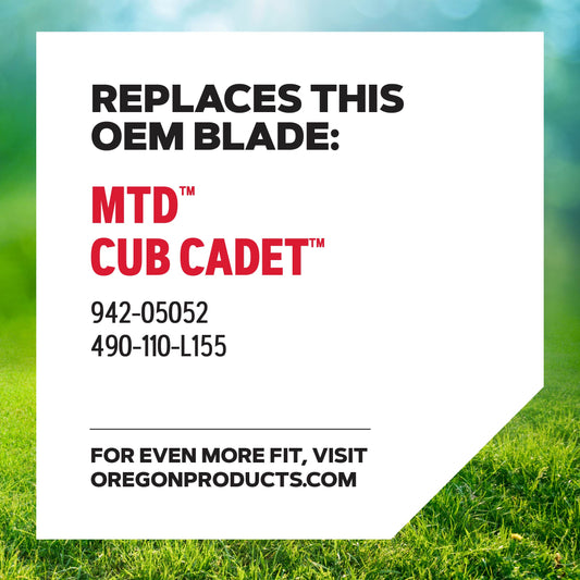 Oregon® 17-1/4" Blade for 50" MTD Lawn Mowers, OEM Part Numbers 942-05052, 742-05052