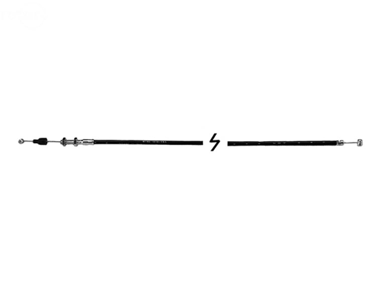 # 10124 BLADE STOP CABLE 65-1/2" HONDA
