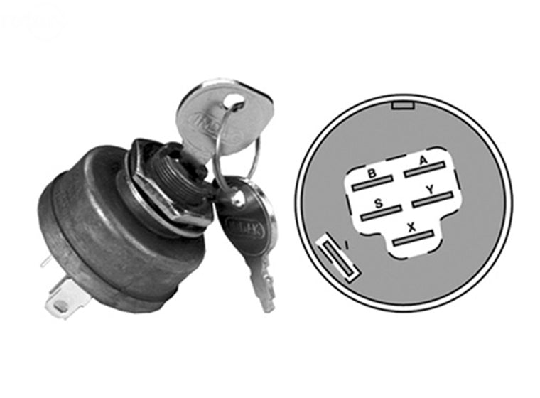 # 11018 IGNITION SWITCH W/9/16" MTG STEM TORO