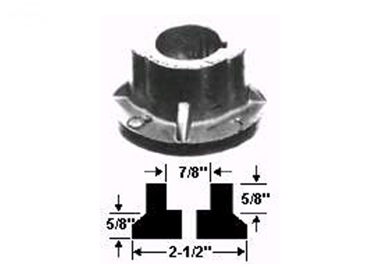 # 1174 BLADE ADAPTOR 7/8" (HUB ONLY)