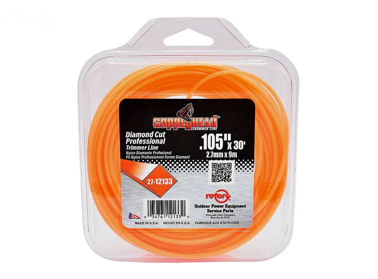 # 12133 TRIMMER LINE .105' 30' LOOP DIAMOND