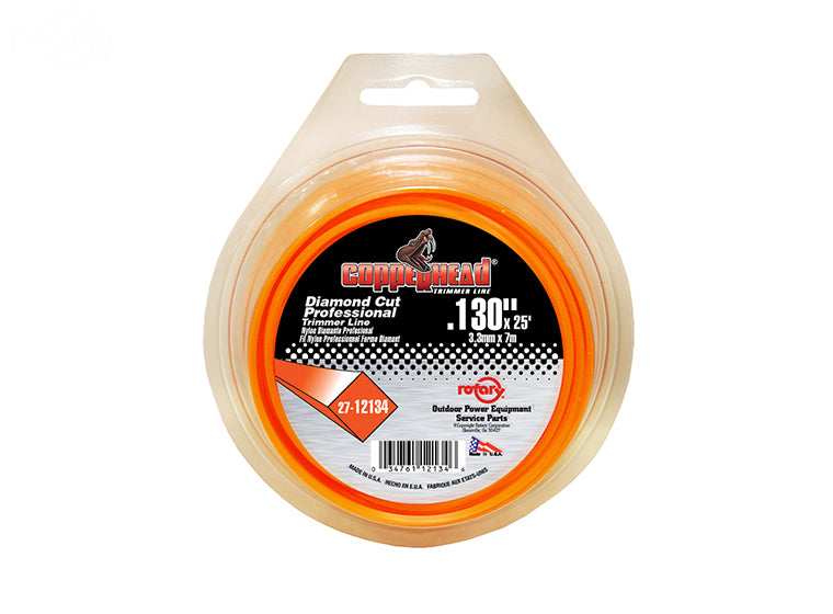 # 12134 TRIMMER LINE .130 25' LOOP DIAMOND
