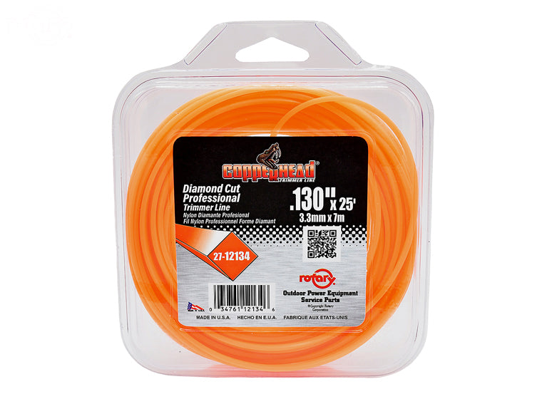 # 12134 TRIMMER LINE .130 25' LOOP DIAMOND