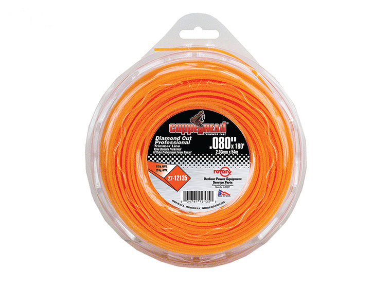 # 12135 TRIMMER LINE .080 1/2 LB.DONUT DIAMOND