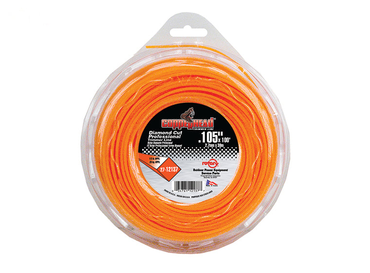 # 12137 TRIMMER LINE .105 1/2 LB.DONUT DIAMOND