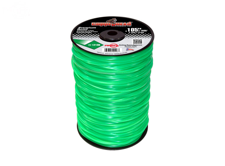 # 12198 TRIMMER LINE .105 1035' LGE SPOOL QUAD GREEN