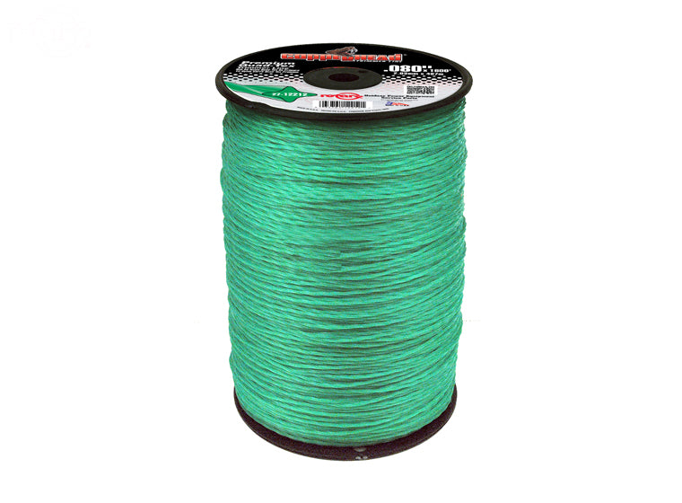 # 12212 TRIMMER LINE .080 1600' LGE SPOOL QUAD-TEX TWIST GREEN