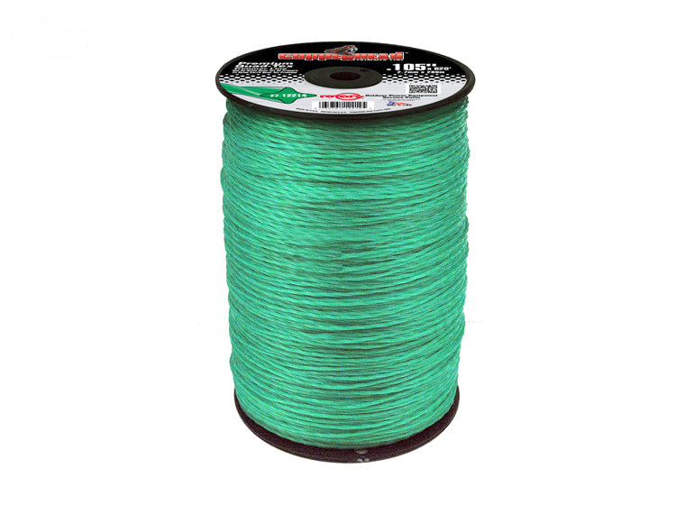 # 12214 TRIMMER LINE .105 920' LGE SPOOL QUAD-TEX TWIST GREEN