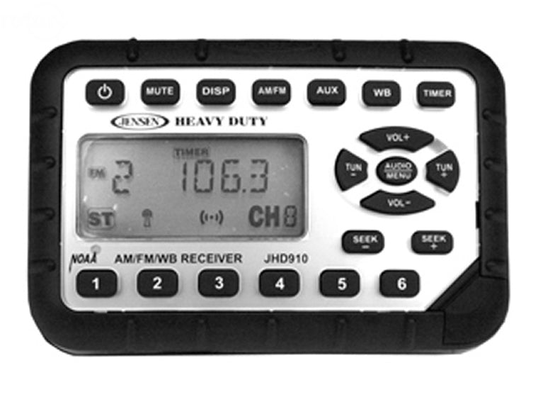 # 12386 JENSEN HEAVY-DUTY RADIO JHD910