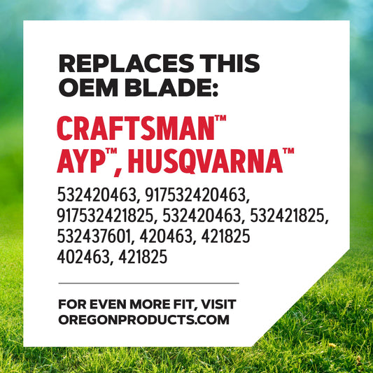 Oregon Mower Blade, 21-15/16"