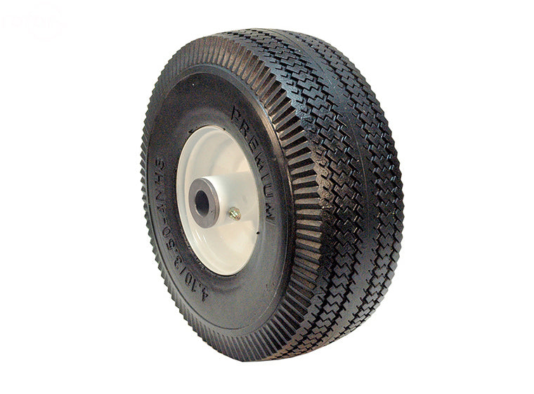 # 15087 4.10X3.50-4 (410X350X) FLAT FREE WHEEL ASSEMBLY