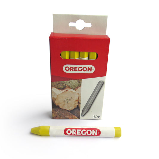 Oregon Yellow Marking Crayons, Box of 12