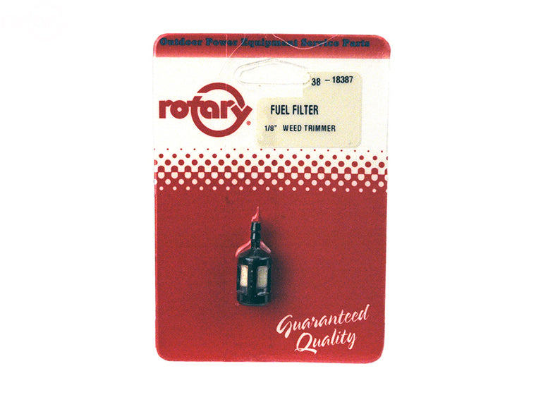 # 18387 FUEL FILTER 1/8" CARDED #4995