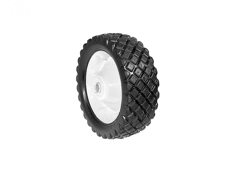 rubber tread for steel wheels # 288 STEEL WHEEL 8.25 X 2.75 X 3/4" (PAINTED WHITE)