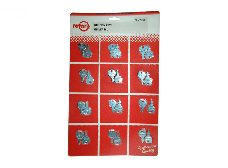 # 2938 IGNITION KEY CARDED