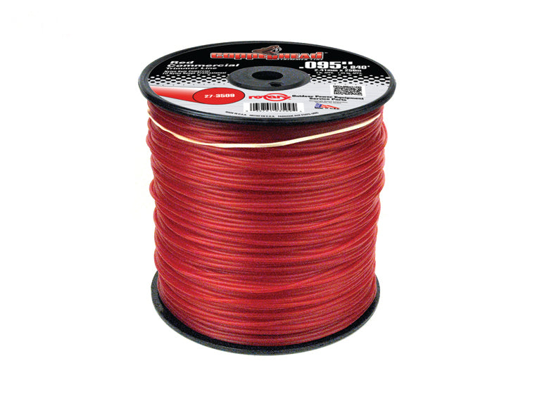 # 3509 TRIMMER LINE .095 3LB SPOOL RED COMMERCIAL
