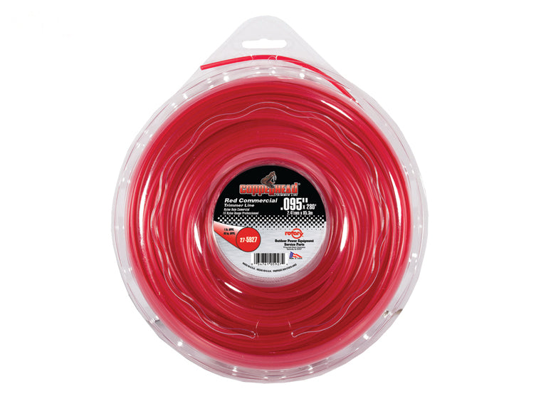 # 5927 TRIMMER LINE .095 X 1 LB. DONUT RED COMMERCIAL