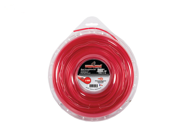 # 5928 TRIMMER LINE .080 X 1 LB. DONUT RED COMMERCIAL