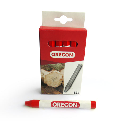 Oregon Red Marking Crayons, Box of 12