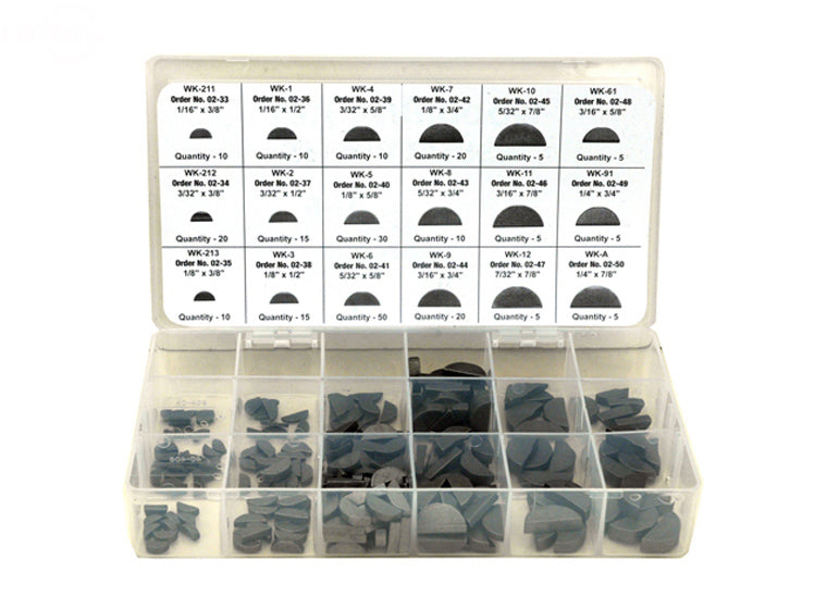 # 6 WOODRUFF KEY ASSORTMENT