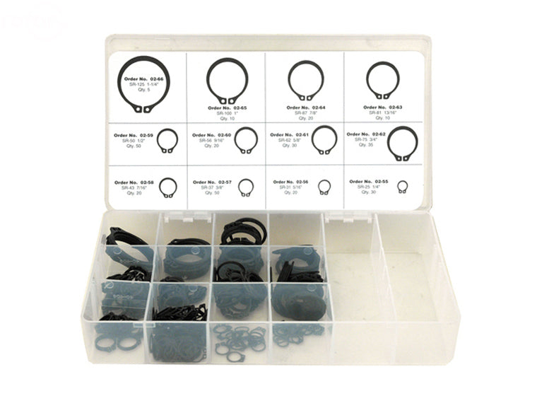 # 7 SNAP RING ASSORTMENT
