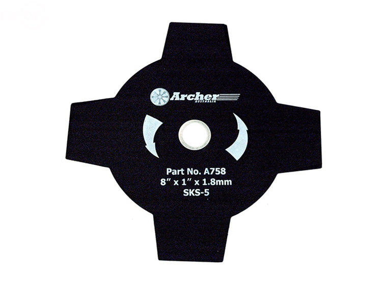 # 7854 BRUSH BLADE 8" X 1" 4T
