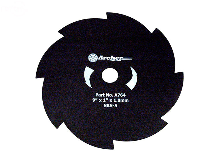 # 7863 BRUSH BLADE 9" X 1" 8T