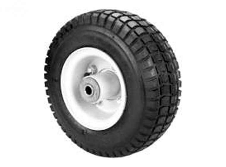 # 8575 CASTER WHEEL ASSEMBLY 9X350X4 (9X350-4) 4PLY VELKE (WHITE)