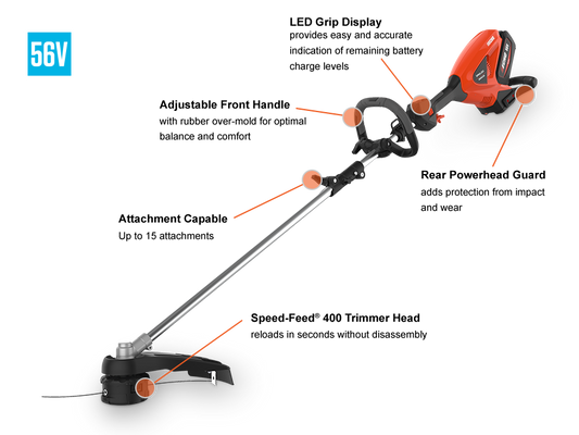DPAS-225SB Powerhead w/ Pro Attachment Series Trimmer Attachment