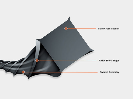 Black Diamond Twisted, Square Edge Trimmer Line