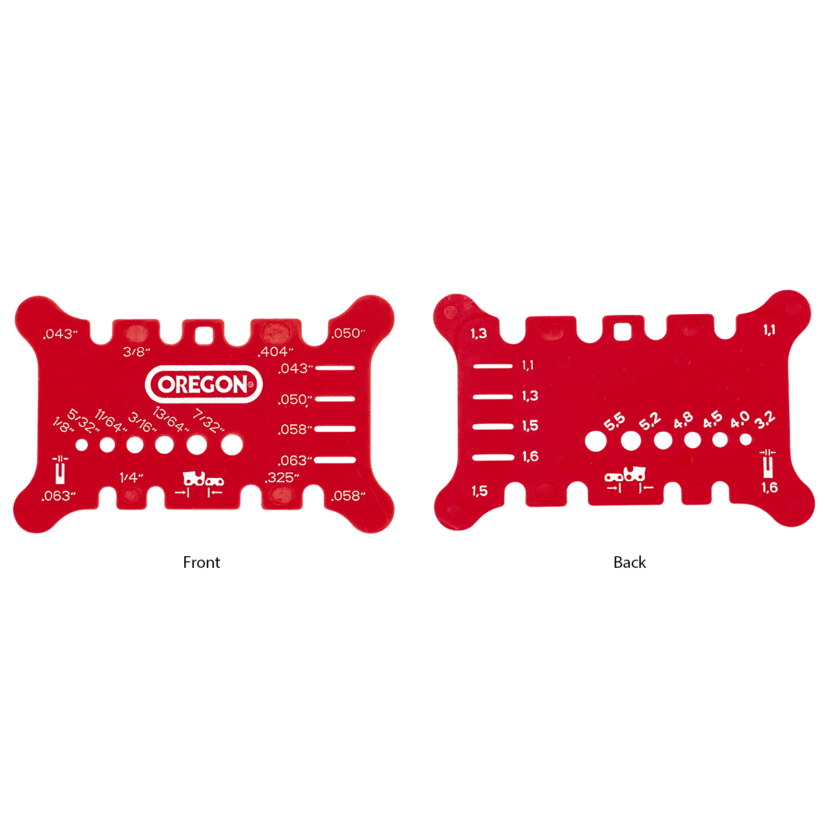 Oregon Bar and Chain Measuring Tool