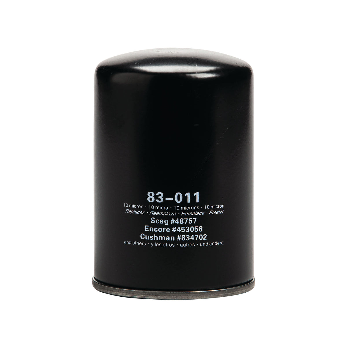 Oregon Transmission oil filter replacement for Scag 48757 supporting clean fluid.