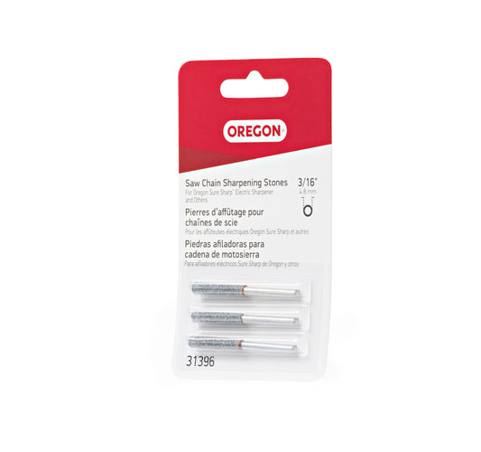 Oregon Sharpening Stones, 3/16", 3-Pack - 31396