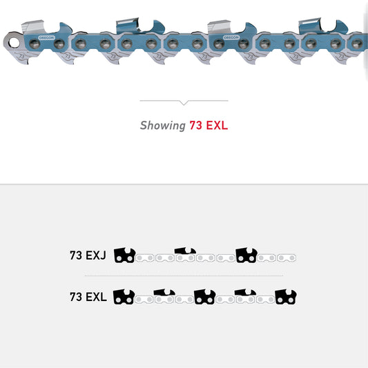 Oregon PowerCut™ Saw Chain, 24" - 73EXJ084G