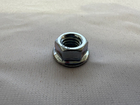 Bad Boy 3/8-16 Hex Flange Nuts Zync w/ Serrations - Check Mower Manual for Fitment (013-5201-00)