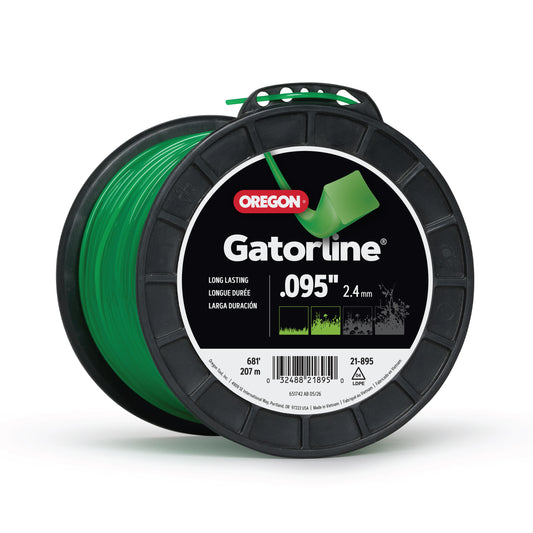 Oregon Gatorline Square Trimmer Line, .095 in. by 681 FT
