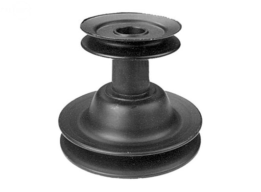 # 10186  PULLEY DOUBLE ENGINE 1"X3-1/2" TOP-5-1/2"BOTTOM MTD