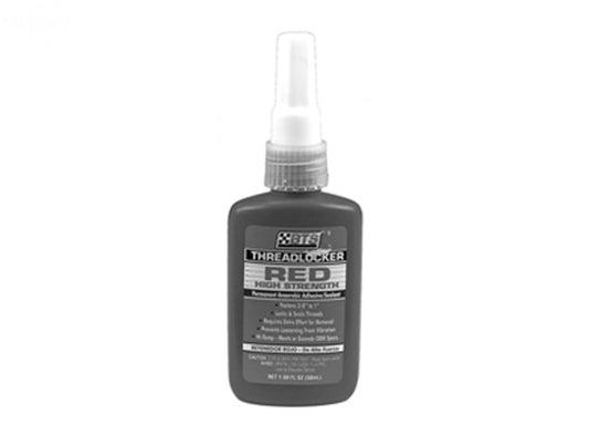 # 11463  THREADLOCKER RED 1.69 OZ BOTTLE . 50 ML