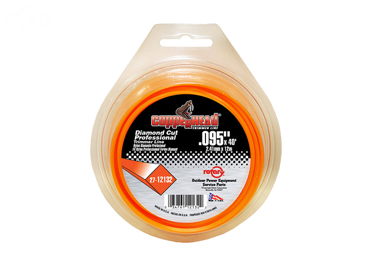 # 12132  TRIMMER LINE DIA .095 40' LOOP DIAMOND