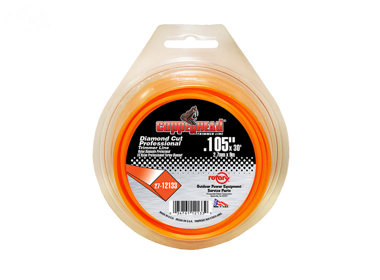 # 12133  TRIMMER LINE .105' 30' LOOP DIAMOND