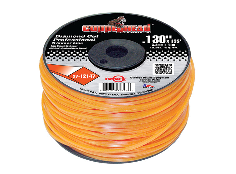 # 12147  TRIMMER LINE .130 1 LB.SPOOL DIAMOND