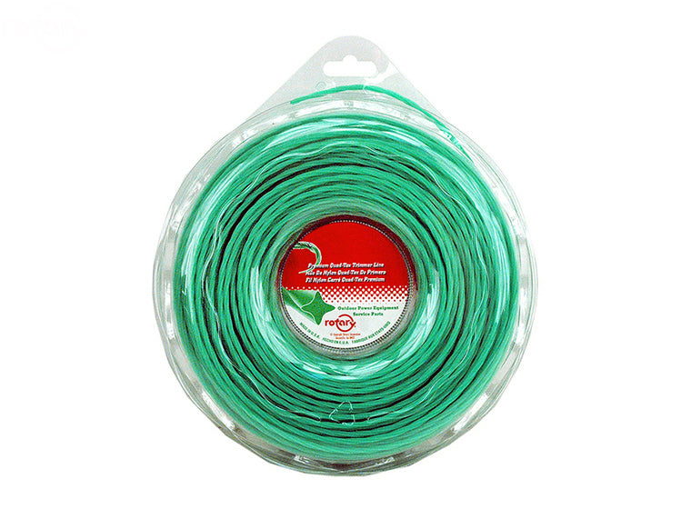 # 12207  TRIMMER LINE  .130  120' LGE DONUT QUAD-TEX TWIST GREEN