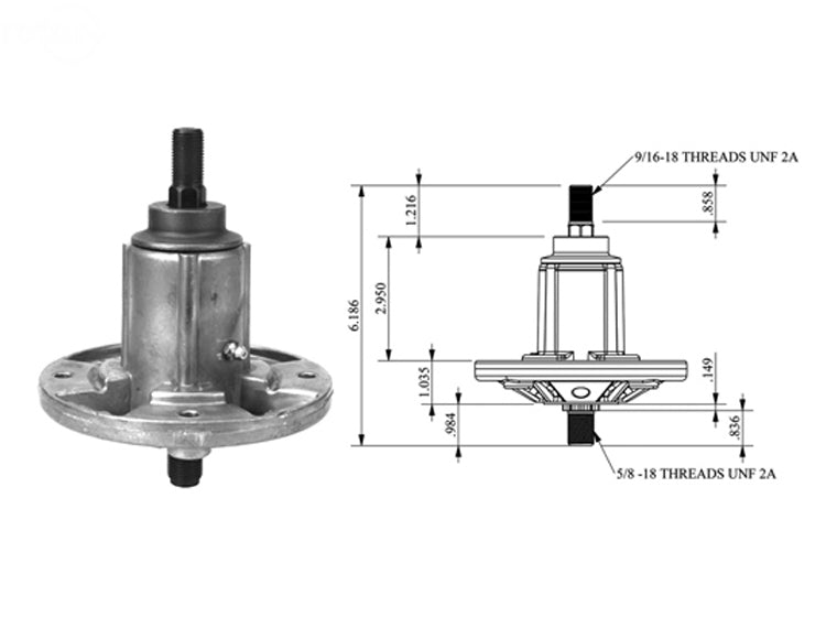 # 12495  SPINDLE ASSEMBLY FOR JOHN DEERE