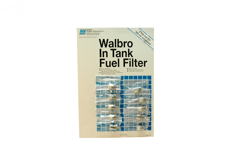 # 125-527D  WALBRO OEM IN TANK FILTER DISPLAY OF 10