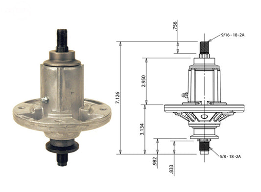 # 12910  SPINDLE ASSEMBLY FOR JOHN DEERE