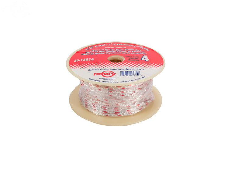 # 13674  ROPE #4 X 100' ROLL NON CORE