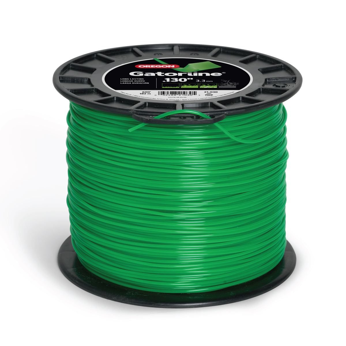 Oregon Gatorline Square Trimmer Line, .130 in. by 600 FT